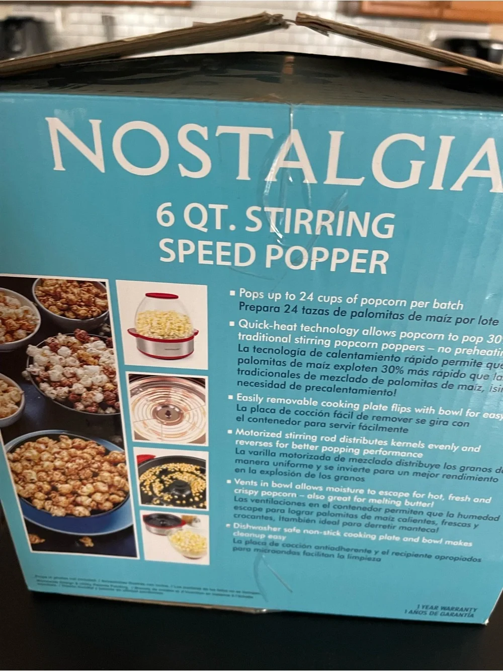 Nostalgia 6 Qt. (5.7L) Stirring Speed Popper | Used Once